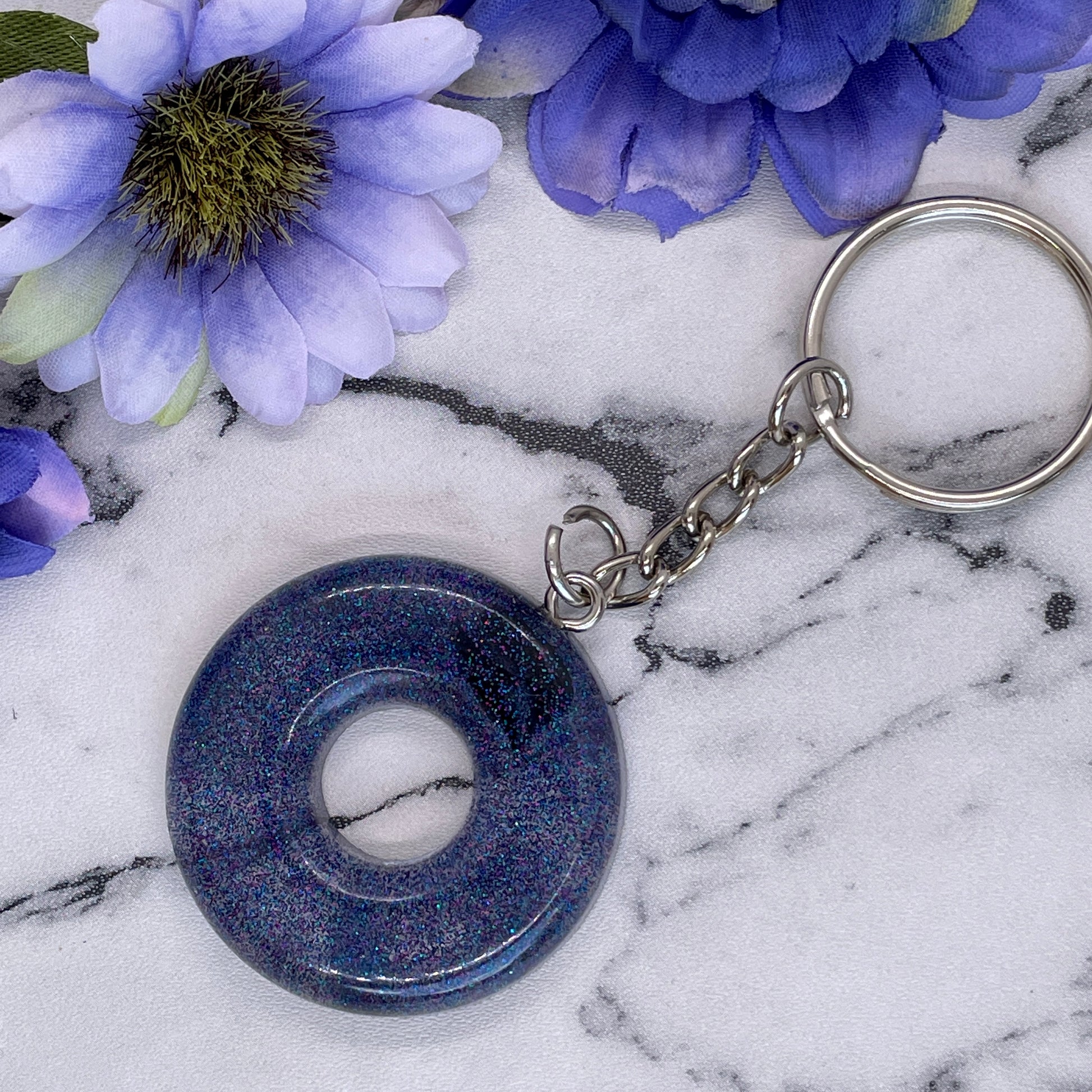 Donut keychain hot sale